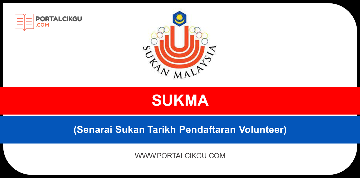 SUKMA 2024(Senarai Sukan Tarikh Pendaftaran Volunteer) Portal Cikgu